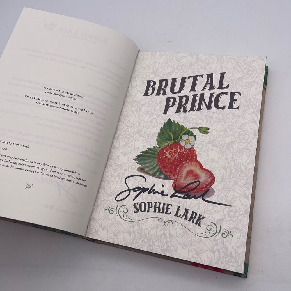 Brutal Prince by Sophie Lark Special Edition Hardcover Book Bonanza - Picture 12 of 16